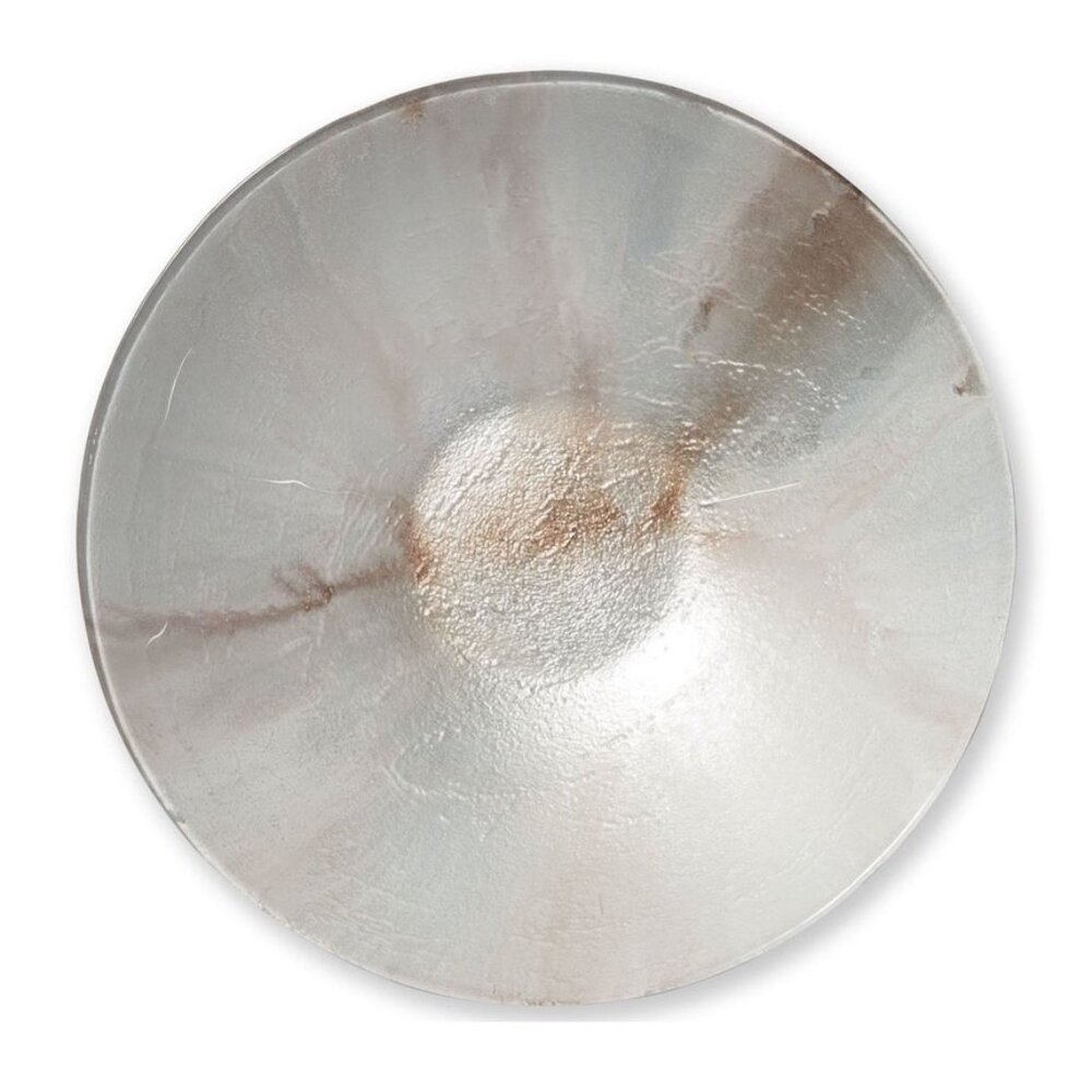 Vietri Glacier Glass Serving Bowl